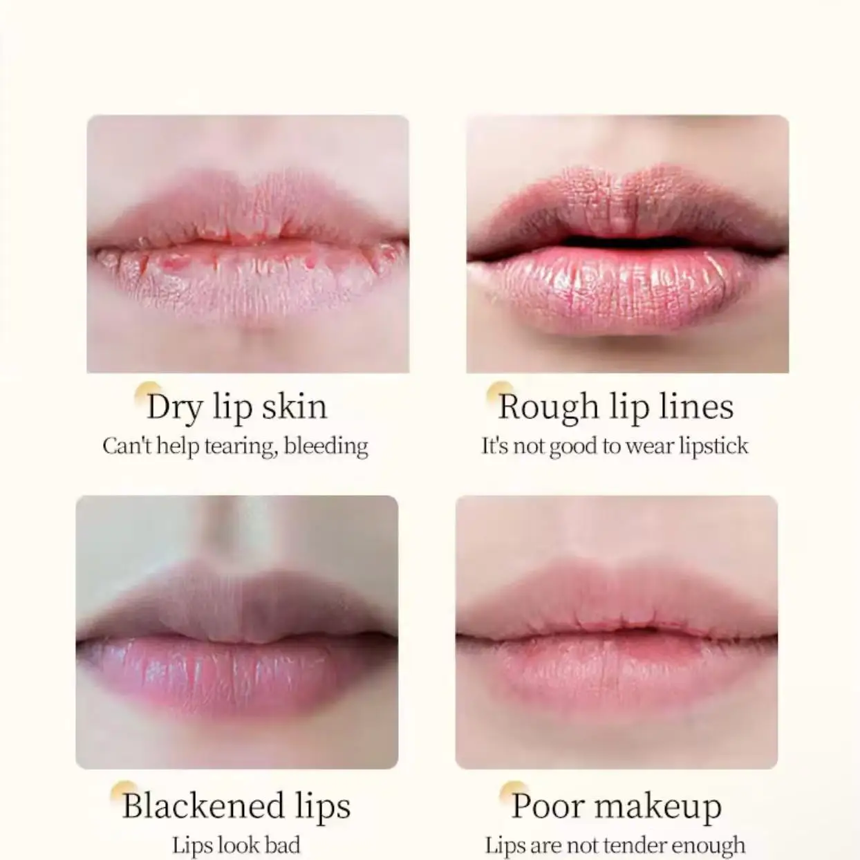 Bálsamo labial de miel con vitamina e hidratante de larga duración Bálsamo labial de miel con vitamina e hidratante de larga duración