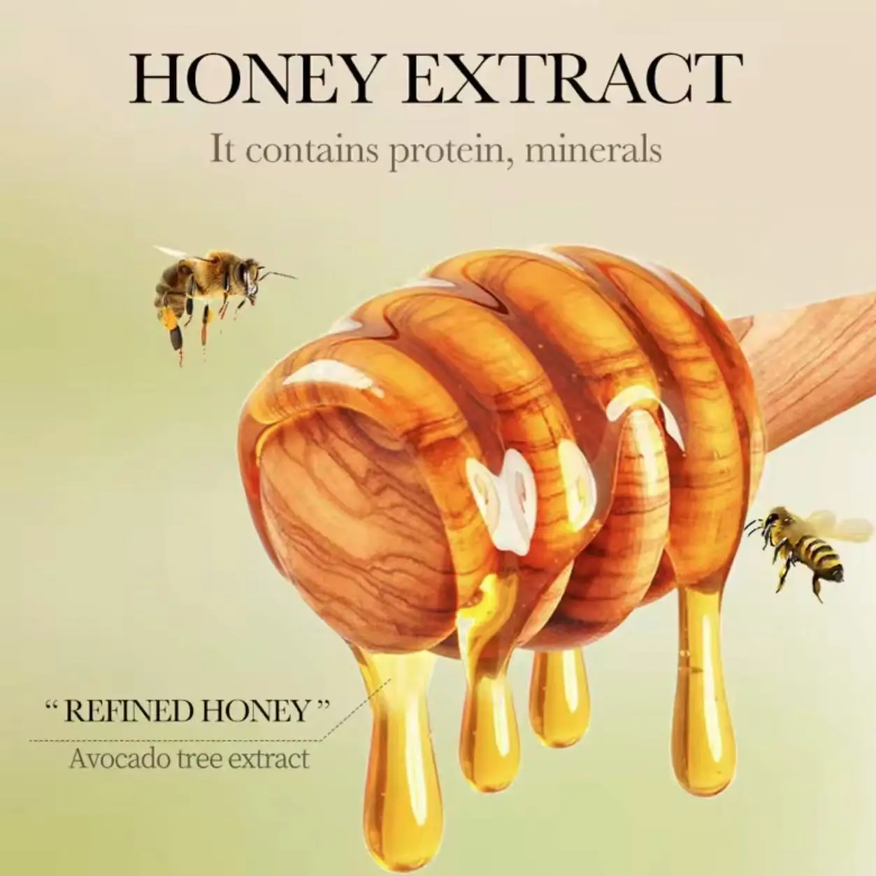 Bálsamo labial de miel con vitamina e hidratante de larga duración Bálsamo labial de miel con vitamina e hidratante de larga duración