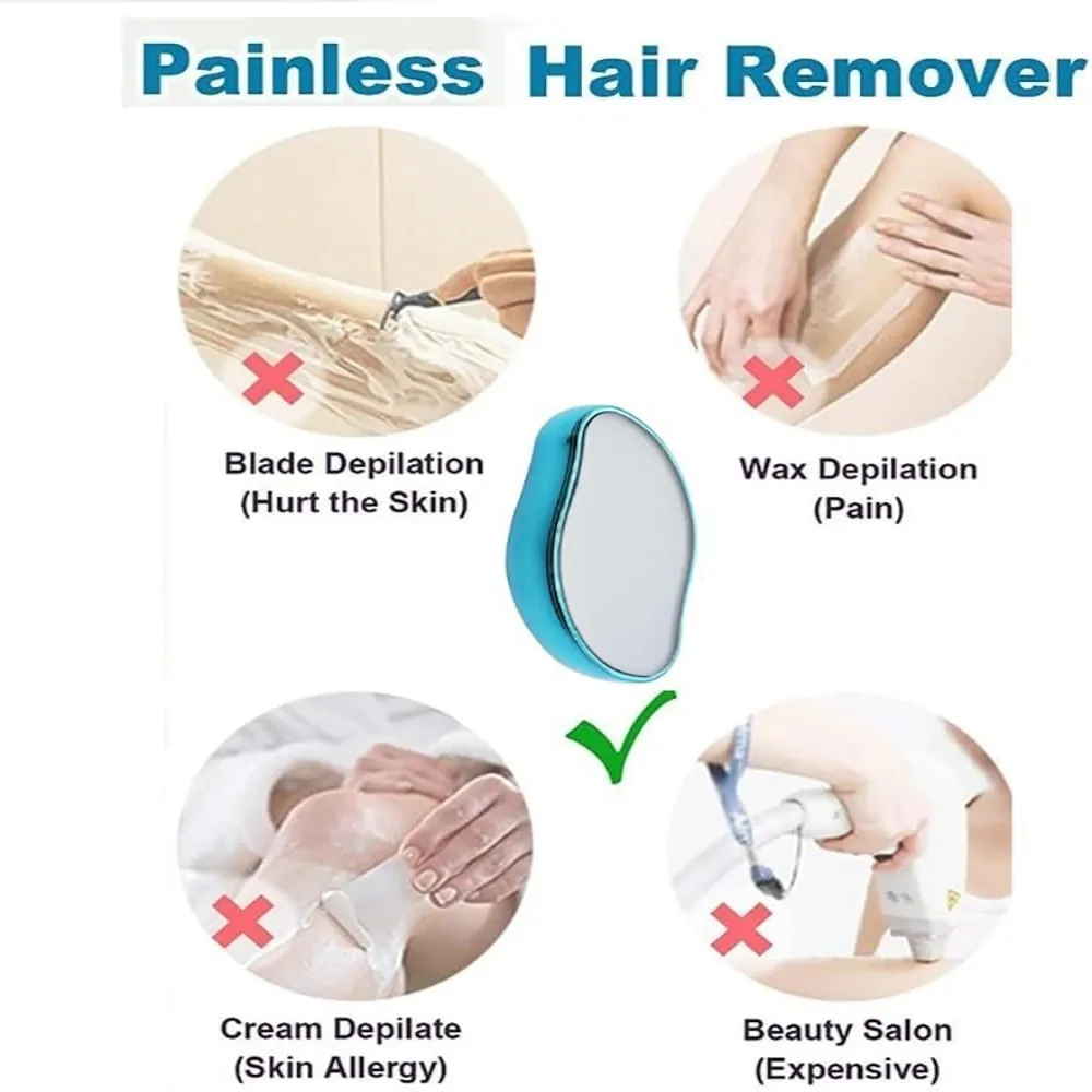 Cepillo exfoliante sin dolor. Elimina los bellos. Herramienta de depilación. Cepillo exfoliante sin dolor. Elimina los bellos. Herramienta de depilación.