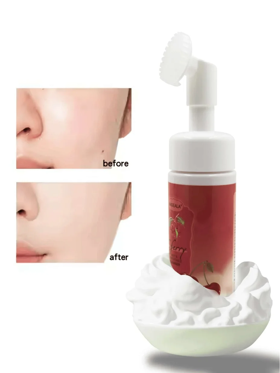 Limpiador Facial de Cereza con Cepillo – 150ml Limpiador Facial de Cereza con Cepillo – 150ml