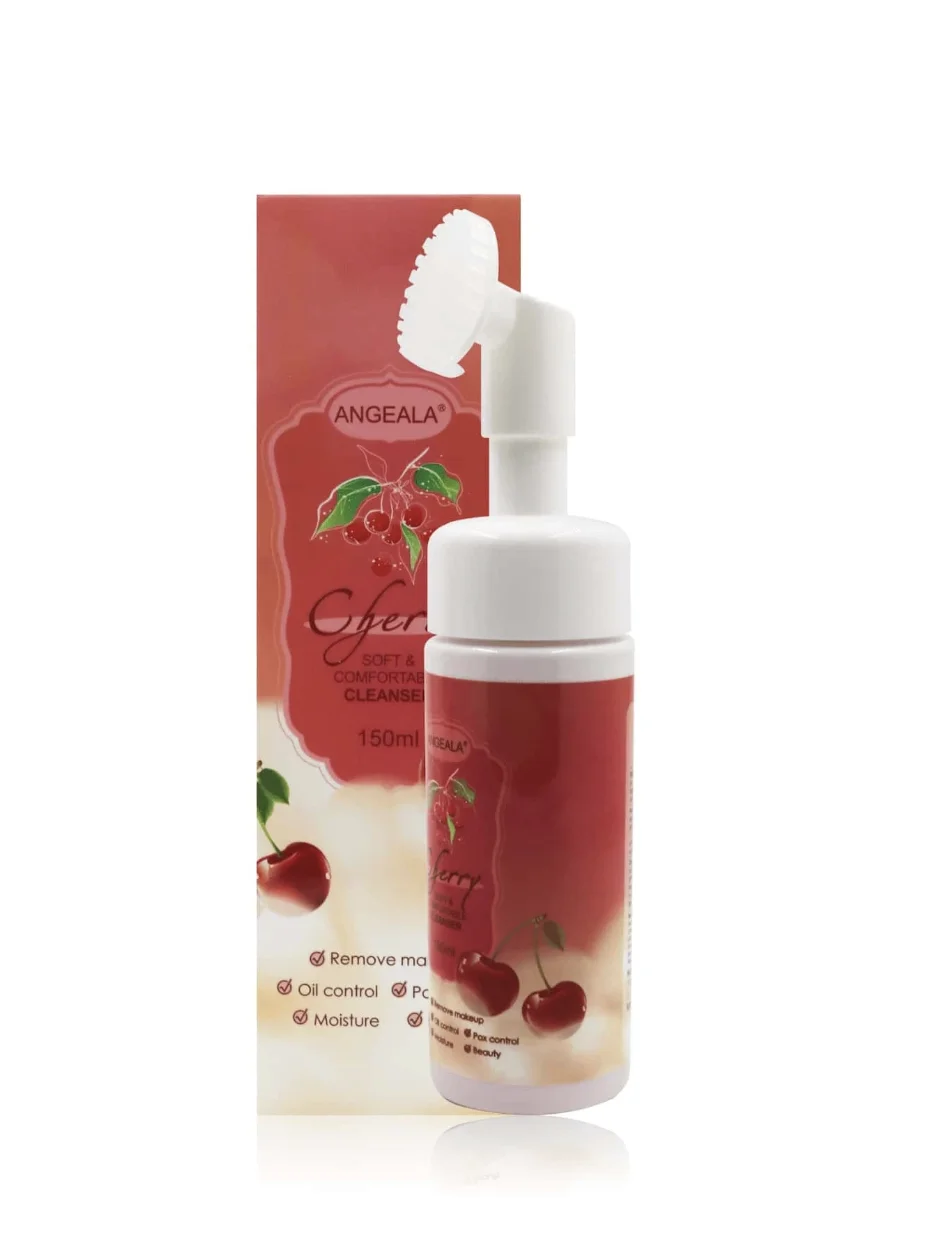Limpiador Facial de Cereza con Cepillo – 150ml Limpiador Facial de Cereza con Cepillo – 150ml