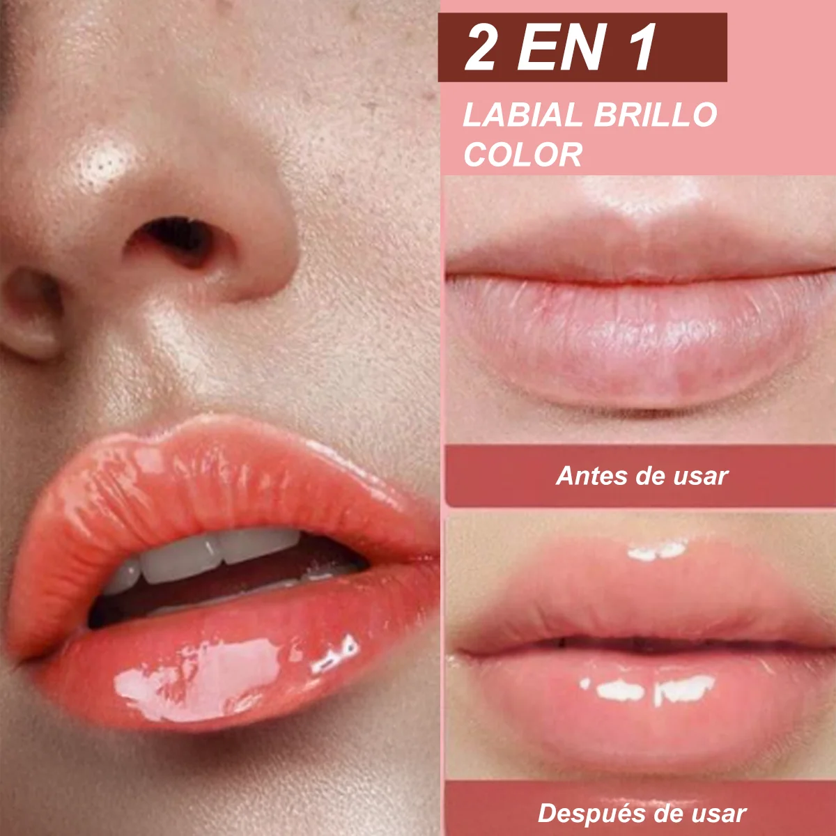 Aceite labial brillante e hidratante Aceite labial brillante e hidratante