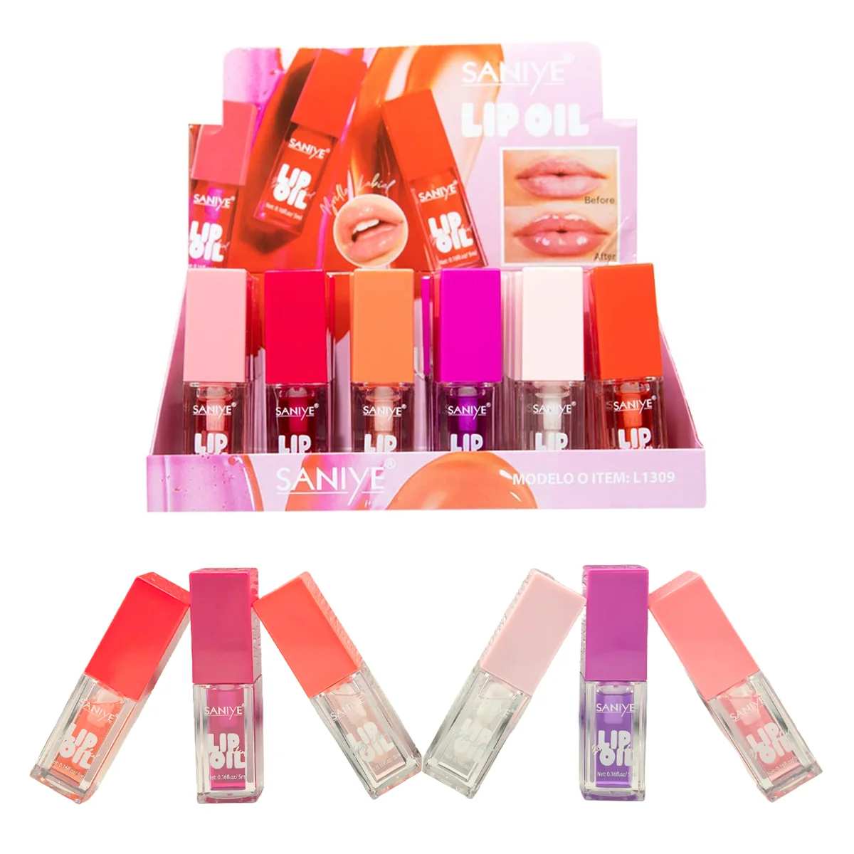 Aceite labial brillante e hidratante Aceite labial brillante e hidratante