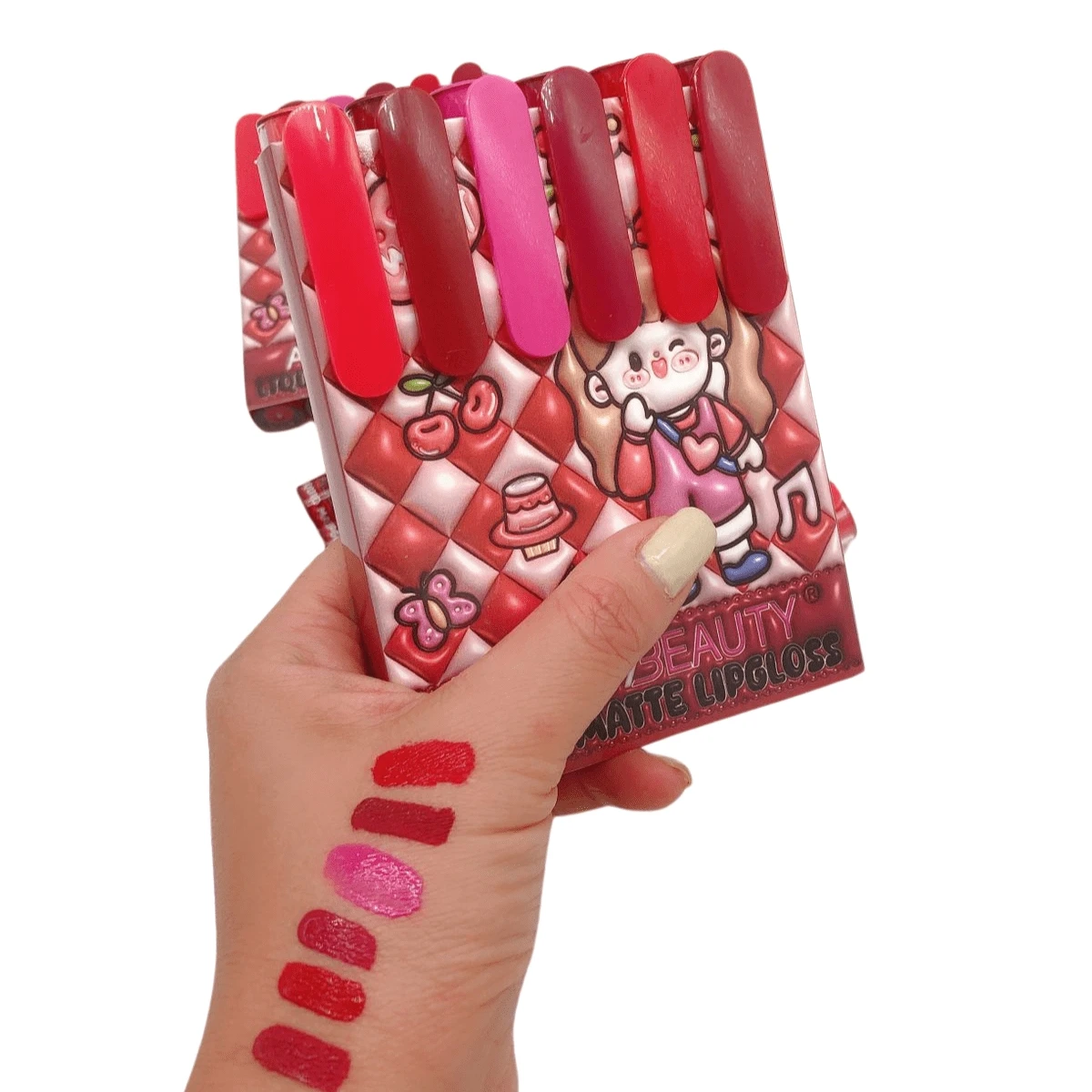 Set de 6 labiales gloss tipo pluma Set de 6 labiales gloss tipo pluma
