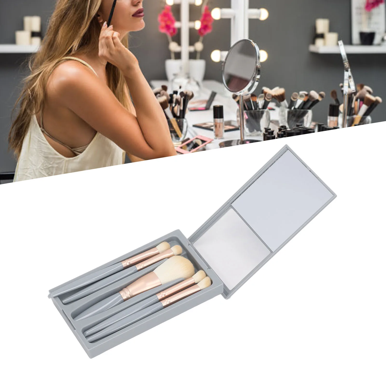 Juego de brochas cosméticas pequeñas Juego de brochas cosméticas pequeñas