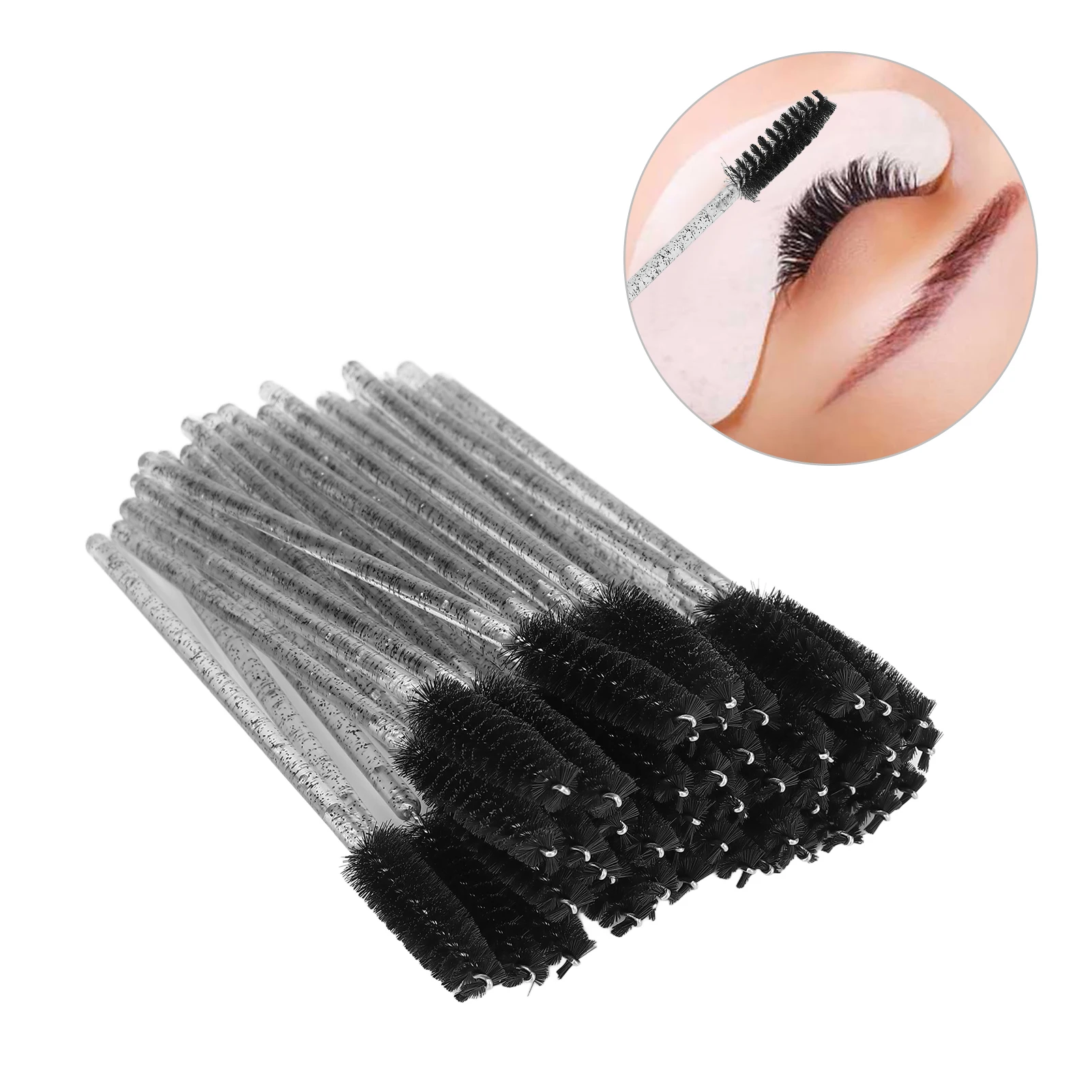 Cepillos desechables para pestañas 50uds Cepillos desechables para pestañas 50uds