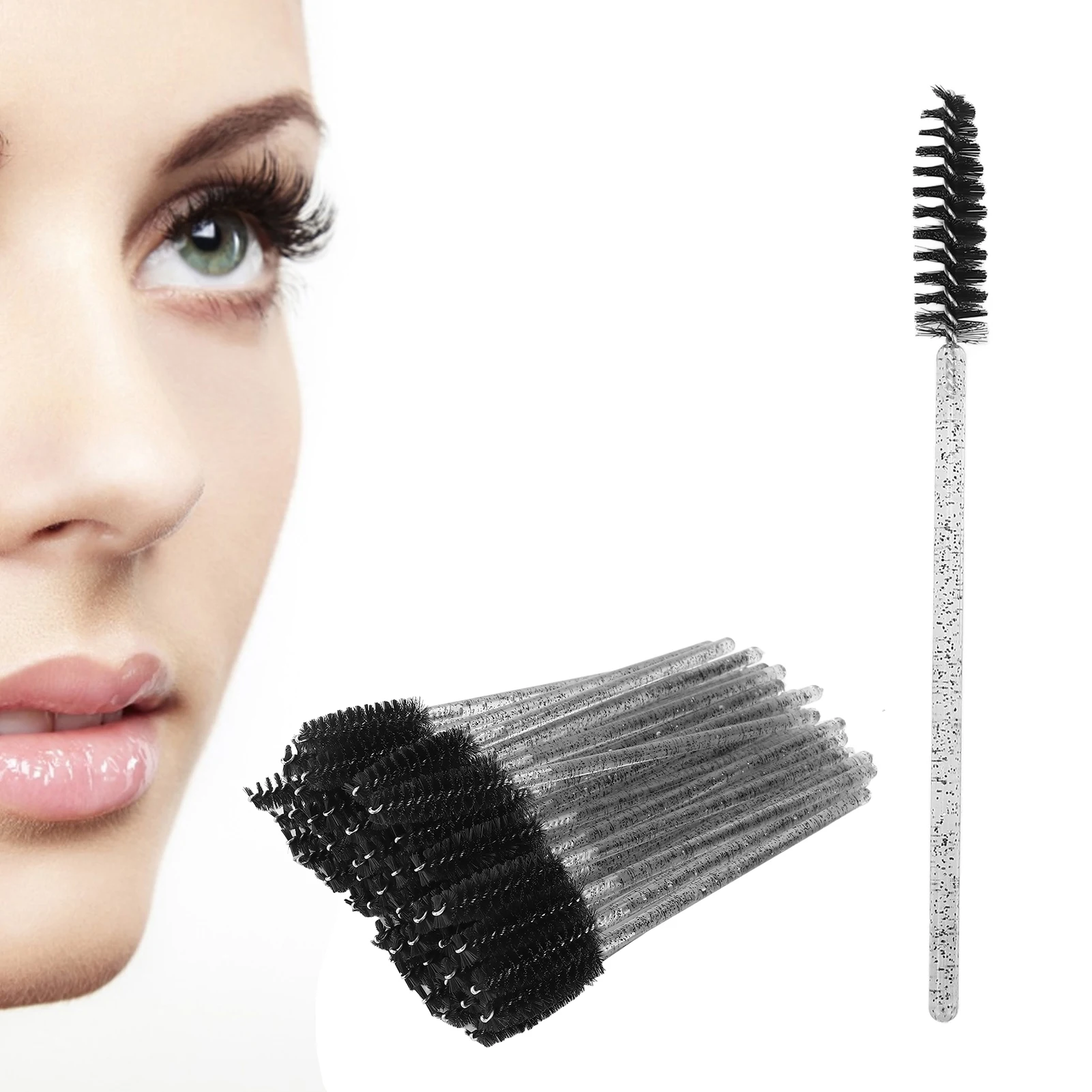 Cepillos desechables para pestañas 50uds Cepillos desechables para pestañas 50uds
