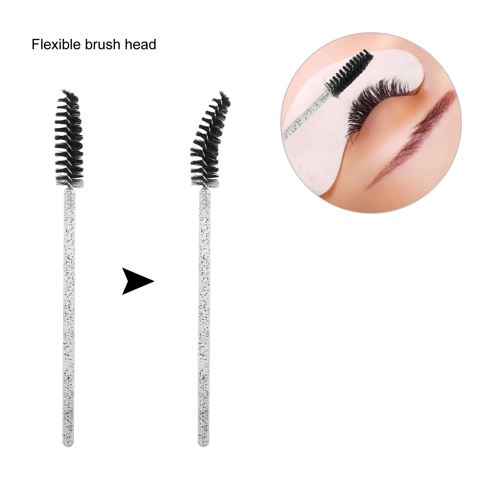 Cepillos desechables para pestañas 50uds Cepillos desechables para pestañas 50uds