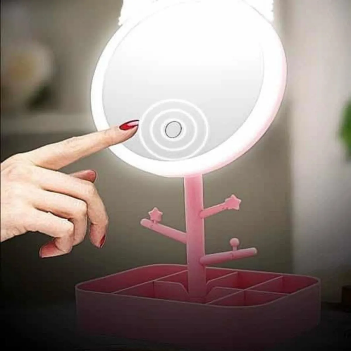 Espejo De Maquillaje Touch Forma De Arbol Espejo De Maquillaje Touch Forma De Arbol