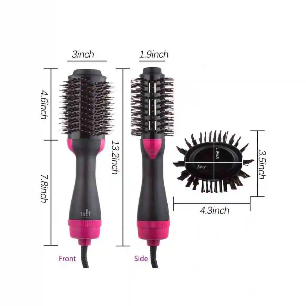 Cepillo de aire caliente Secador de pelo Cepillo de aire caliente Secador de pelo