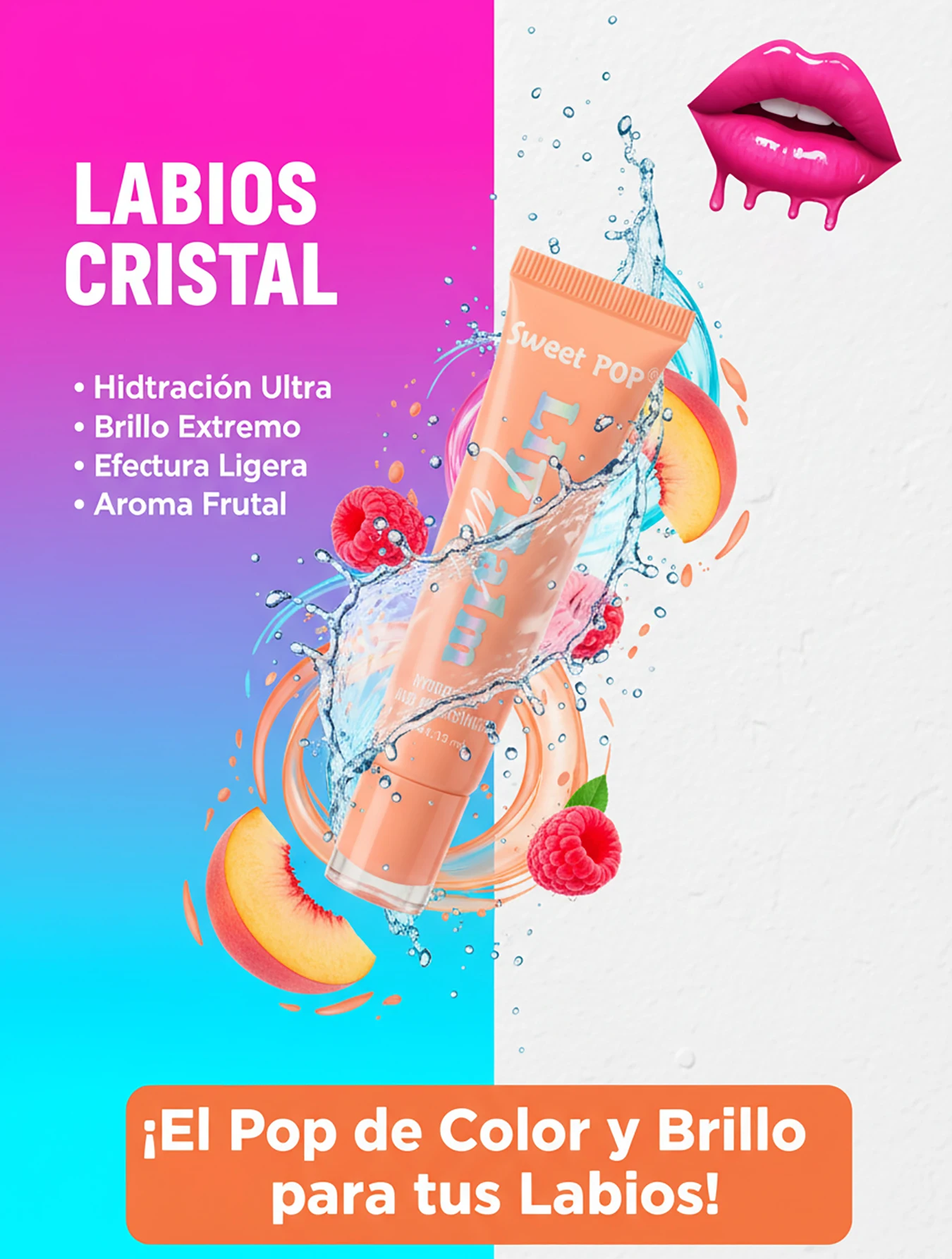 Bálsamo Labial Frutal 6 Tonos Hidratante Bálsamo Labial Frutal 6 Tonos Hidratante