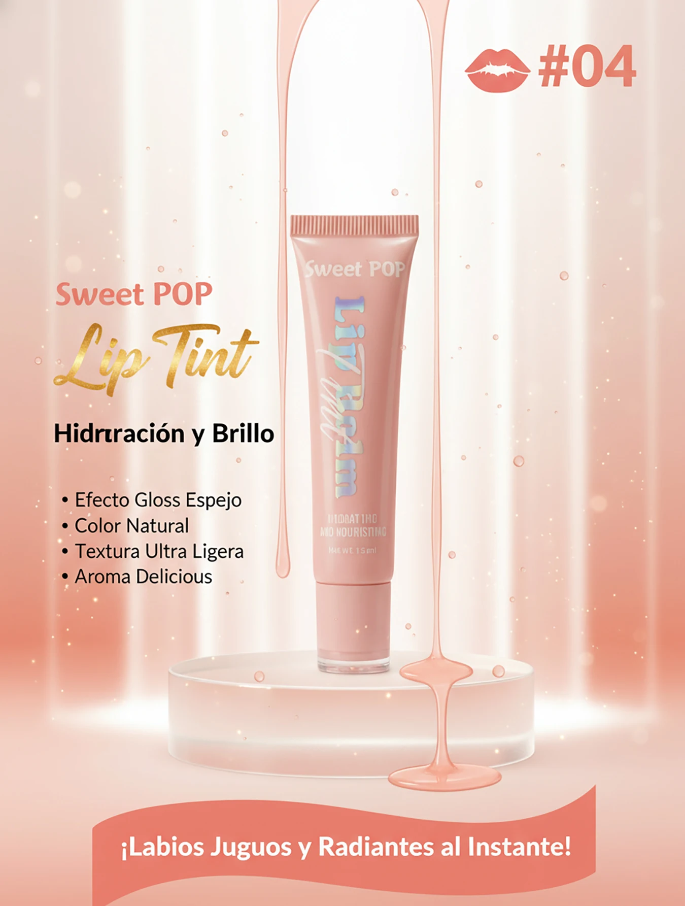 Bálsamo Labial Frutal 6 Tonos Hidratante Bálsamo Labial Frutal 6 Tonos Hidratante