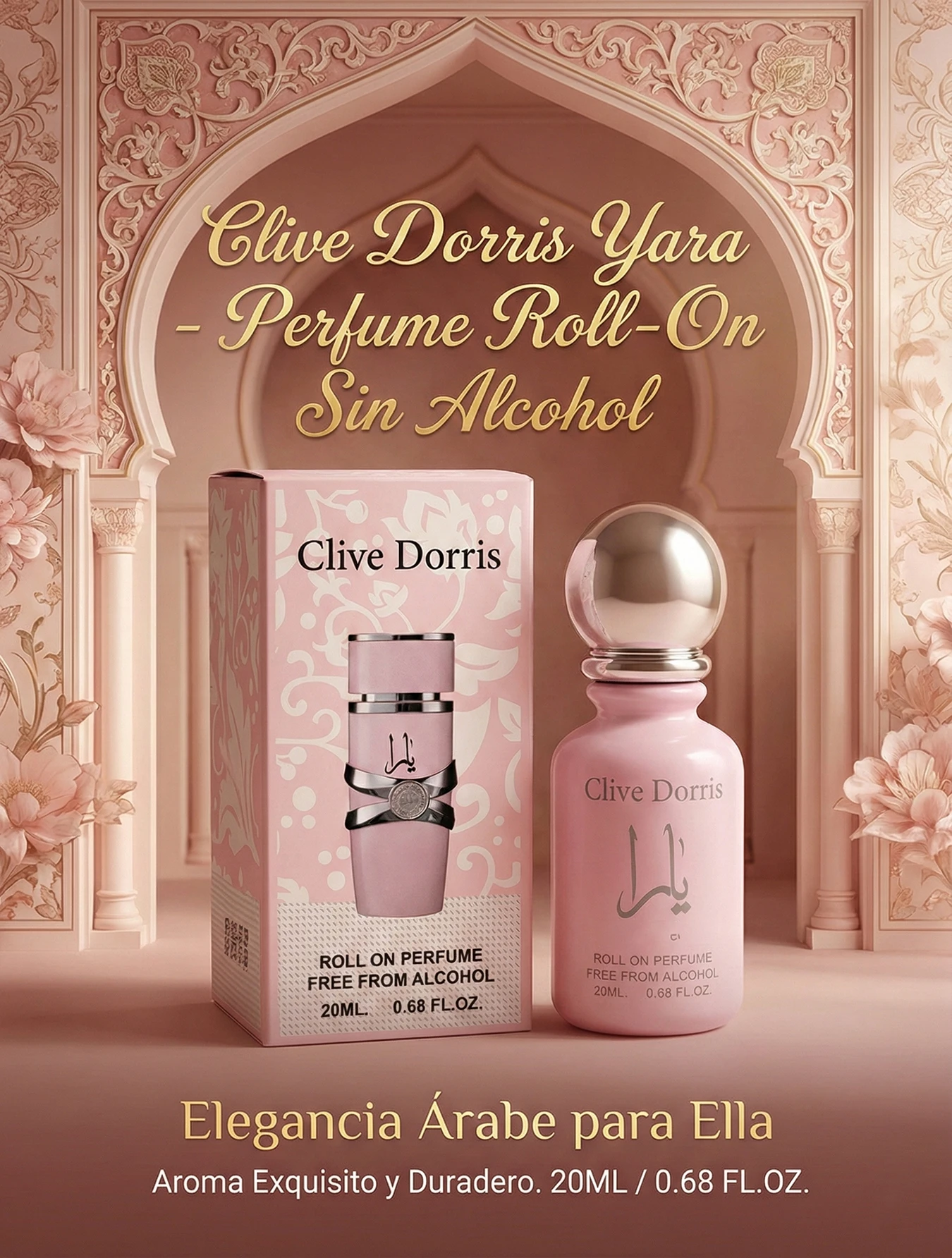 Perfume Roll-On Clive Dorris Mujer 20ML Fragancia Árabe Perfume Roll-On Clive Dorris Mujer 20ML Fragancia Árabe