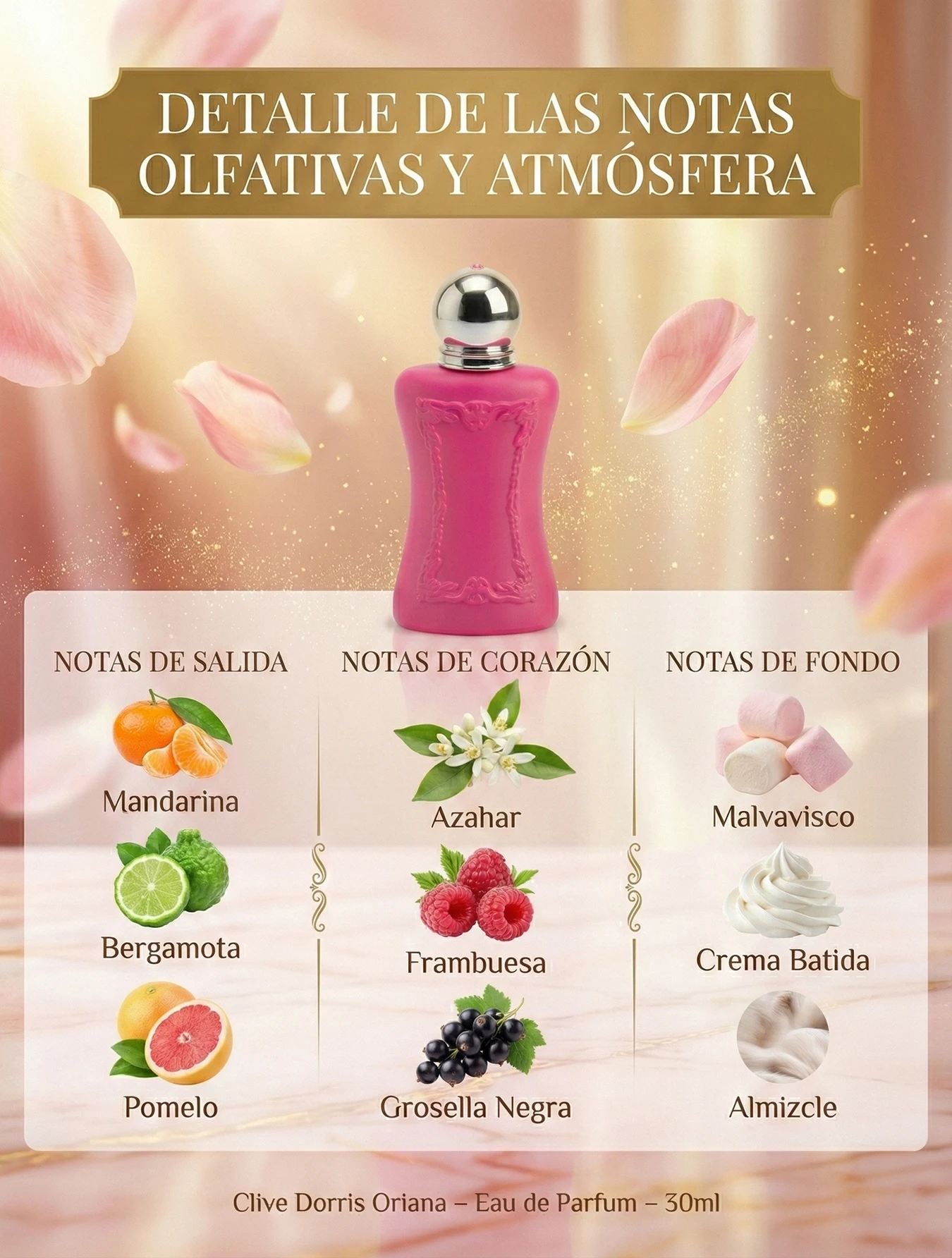 Perfume Clive Dorris Oriana 30ml floral frutal Perfume Clive Dorris Oriana 30ml floral frutal