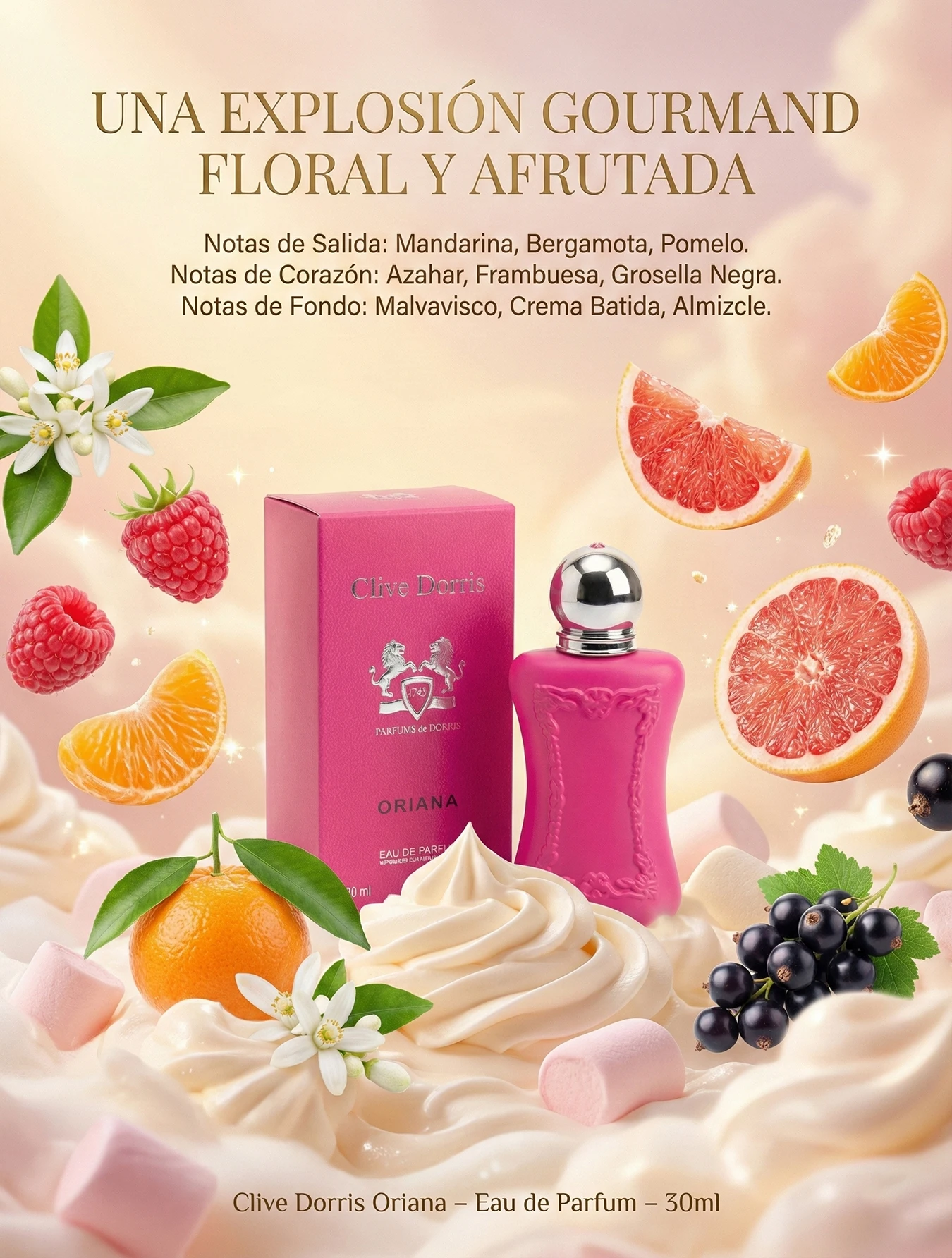 Perfume Clive Dorris Oriana 30ml floral frutal Perfume Clive Dorris Oriana 30ml floral frutal
