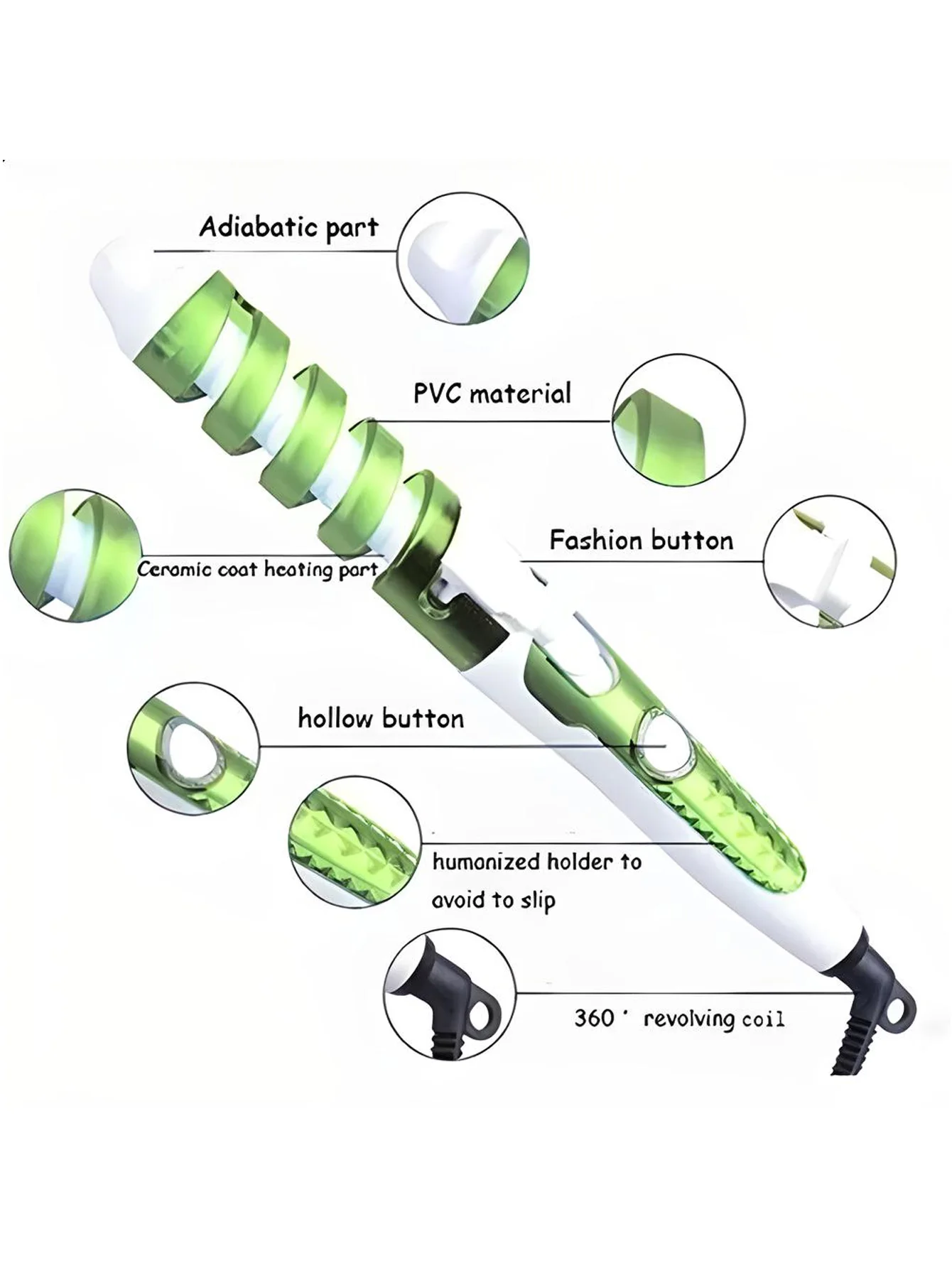 Plancha para rizar cabello semi Profesional Plancha para rizar cabello semi Profesional