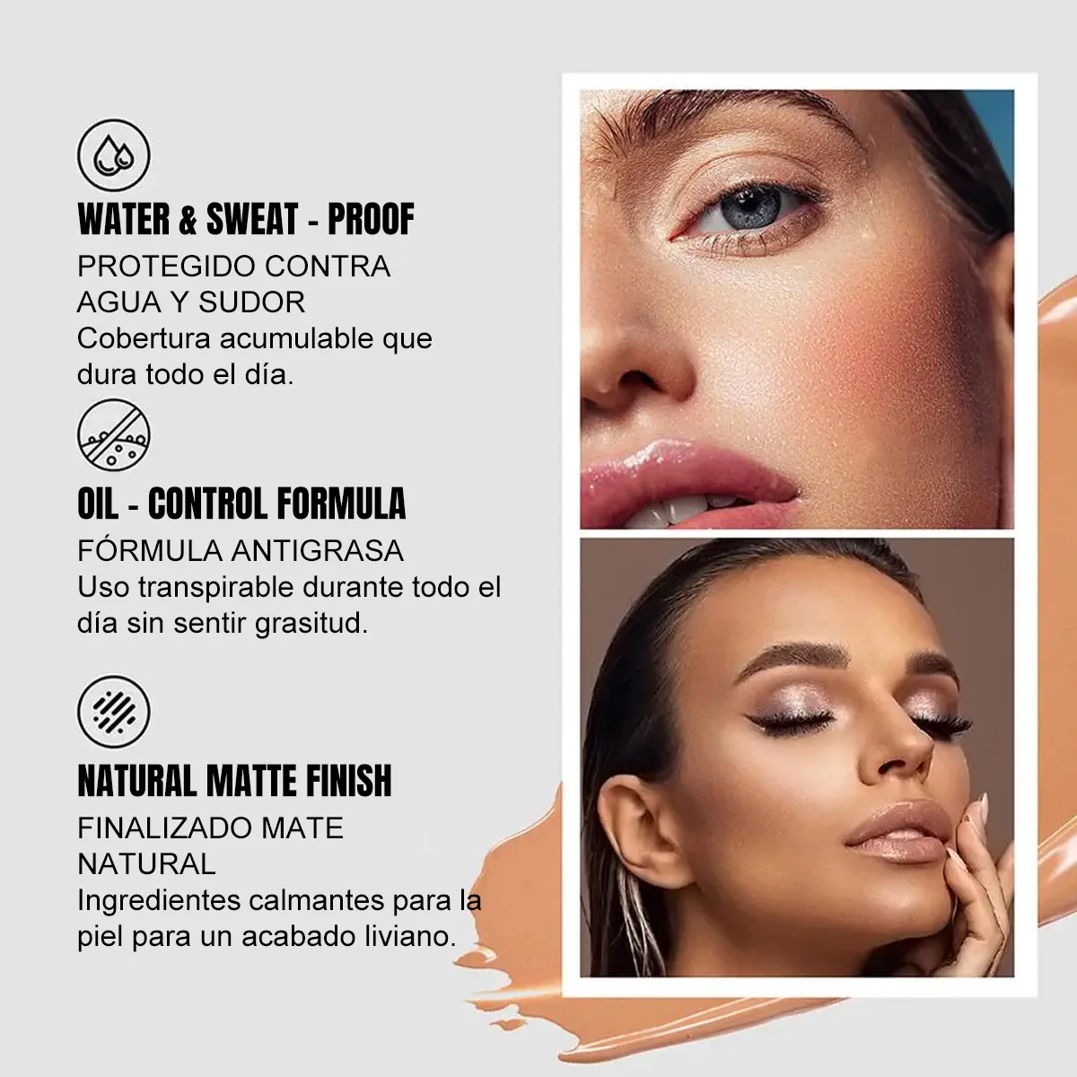 Base de Maquillaje 4 en 1 (BB Cream + Base) Base de Maquillaje 4 en 1 (BB Cream + Base)