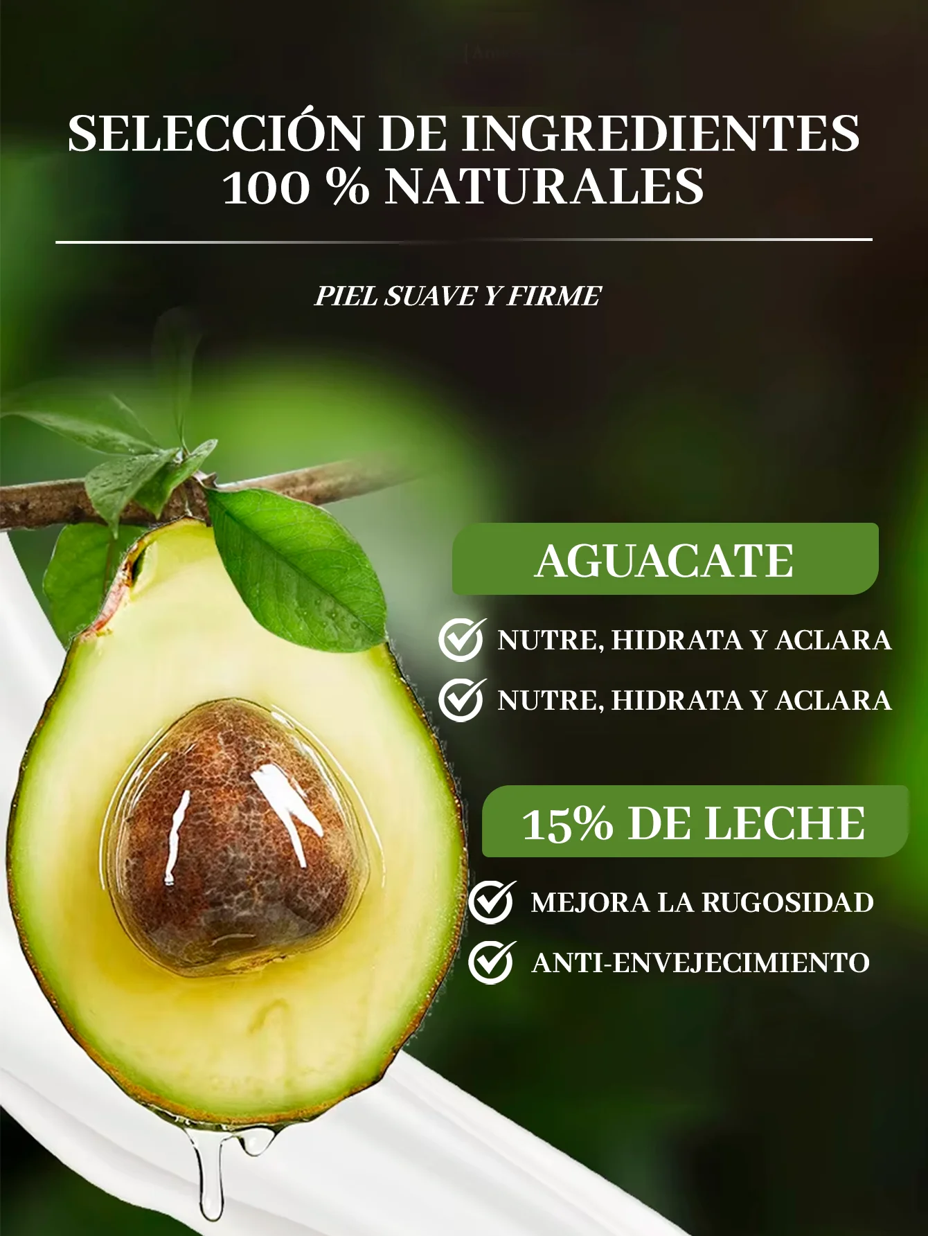 Sérum Antiarrugas con Aguacate Skincare Coreano Sérum Antiarrugas con Aguacate Skincare Coreano
