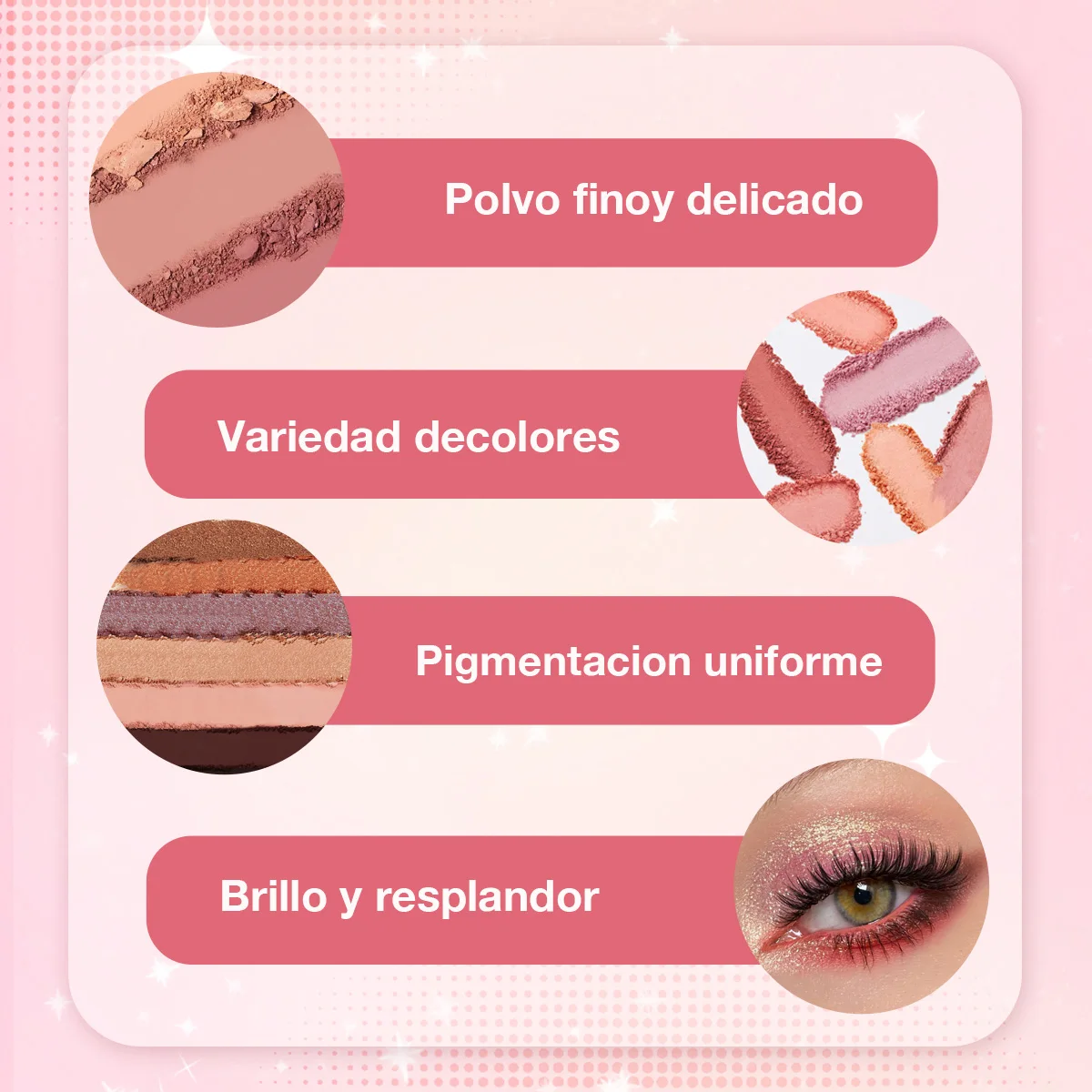 Paleta de sombras de ojos de 18 colores Paleta de sombras de ojos de 18 colores