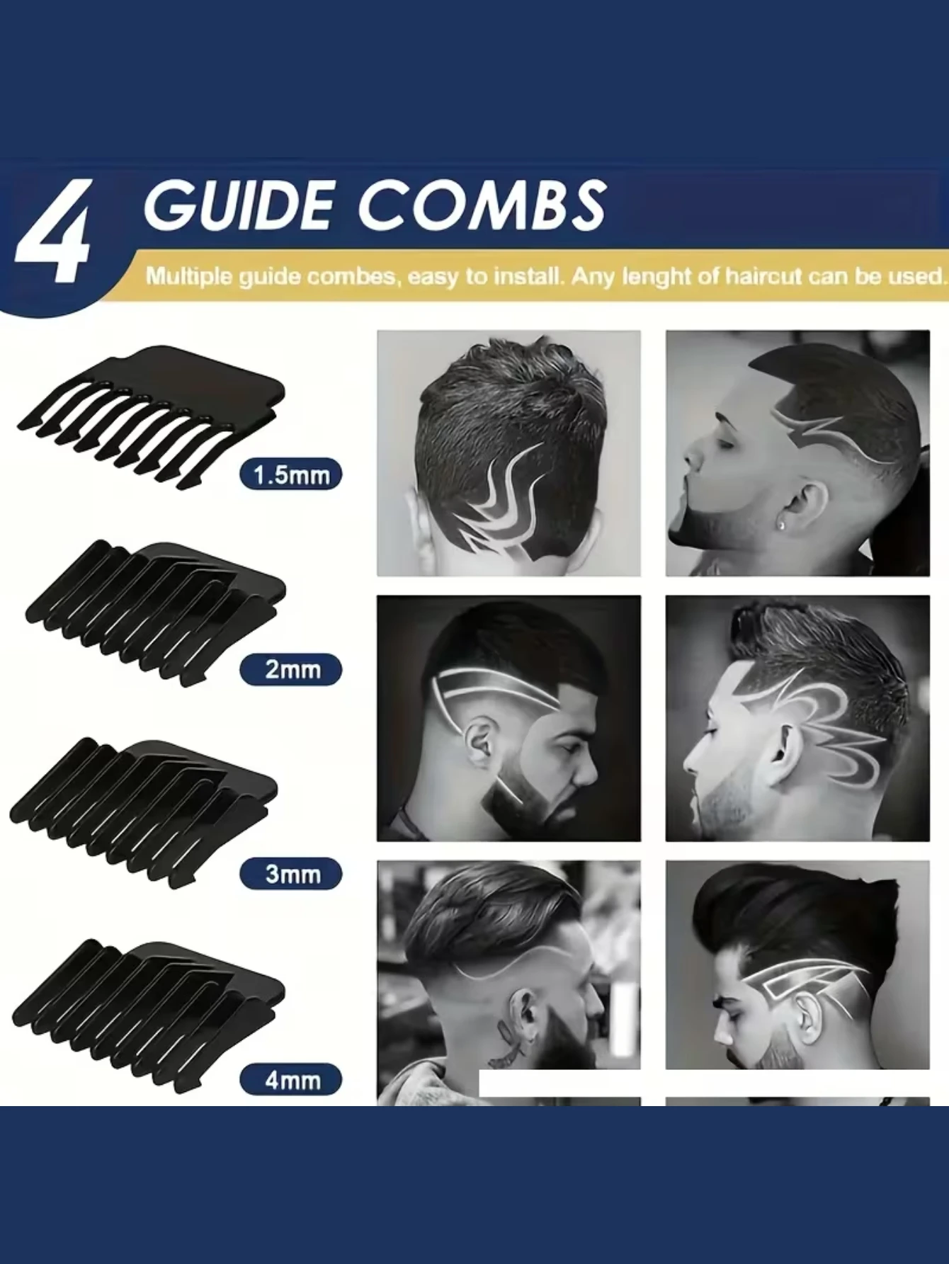 Maquina de Pelo Recargable Para La Cara y Barba Maquina de Pelo Recargable Para La Cara y Barba