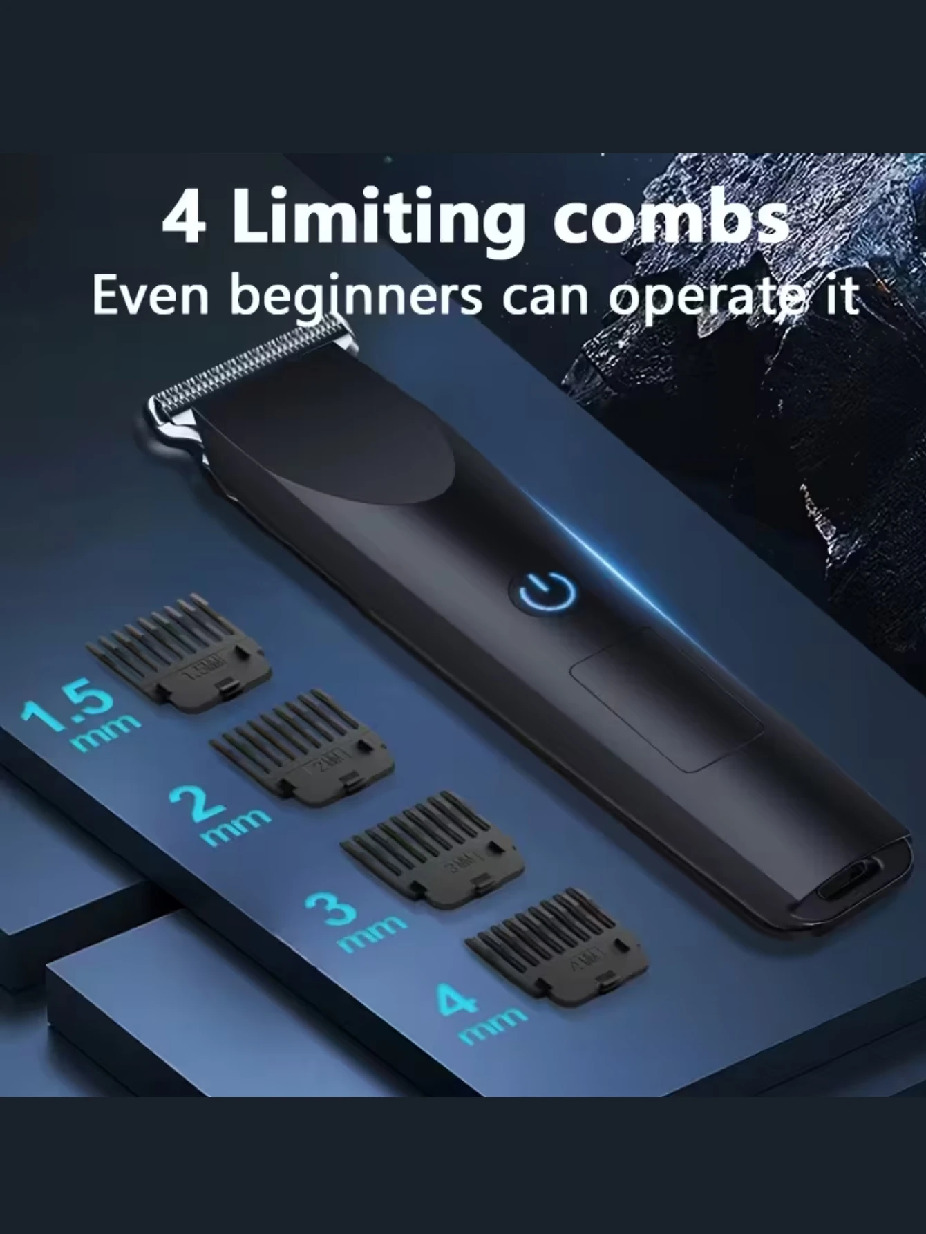 Maquina de Pelo Recargable Para La Cara y Barba Maquina de Pelo Recargable Para La Cara y Barba