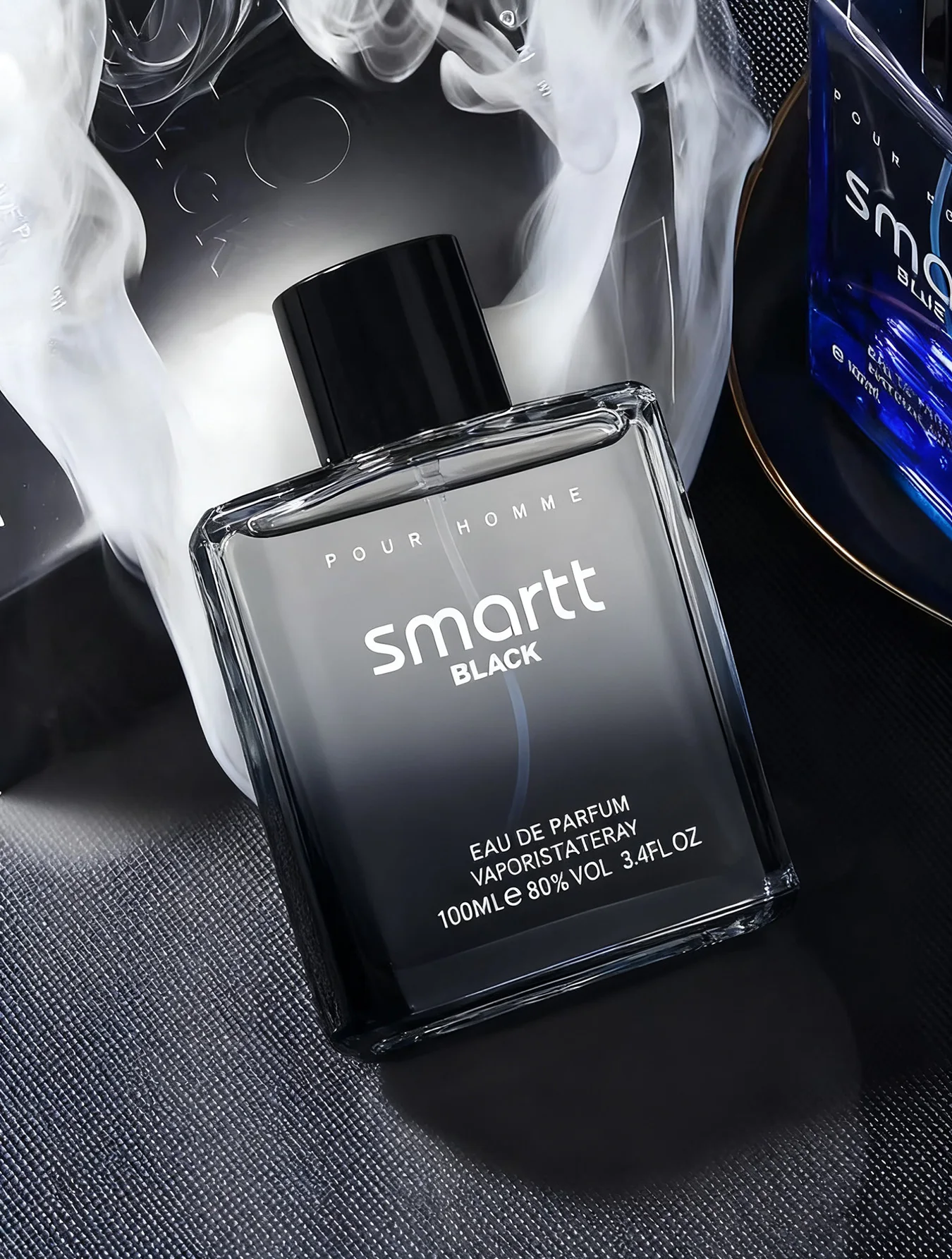 Perfume de Hombre Smartt Black 100ml Fuerte y Larga Duración Perfume de Hombre Smartt Black 100ml Fuerte y Larga Duración