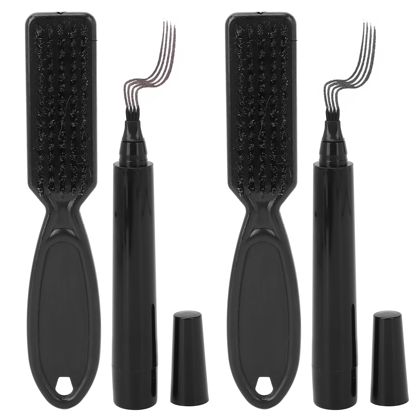 Juego de relleno de bigote relleno de lápiz de barba resistente al agua Juego de relleno de bigote relleno de lápiz de barba resistente al agua