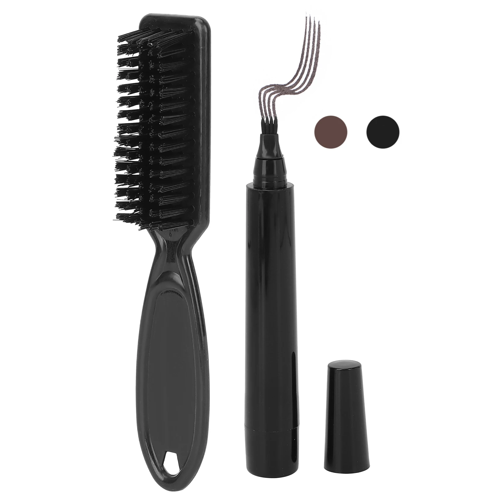 Juego de relleno de bigote relleno de lápiz de barba resistente al agua Juego de relleno de bigote relleno de lápiz de barba resistente al agua