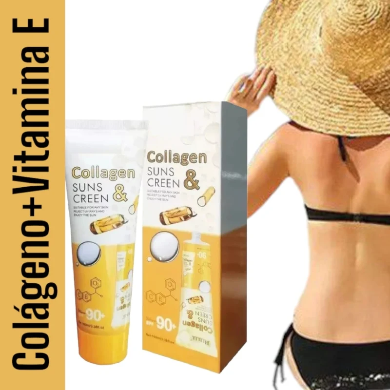 Bloqueador Protector Solar Colágeno Vitamina E SP90 100ml Bloqueador Protector Solar Colágeno Vitamina E SP90 100ml